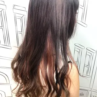 セミロング カラー TOMOKA 艶髪/透明感カラーのヘアスタイル