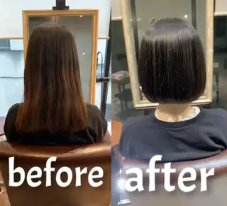 ショート *くせ毛に特化* 【yun】のヘアスタイル