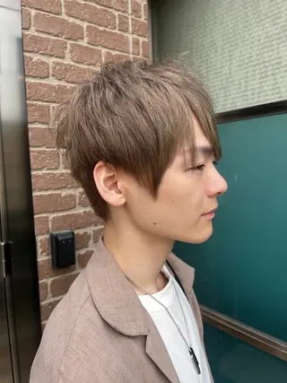 ショート パーマ メンズ 久木原 ゆりのヘアスタイル