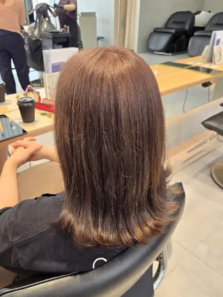ミディアム カラー 🪞透明感カラー🪞 あかりのヘアスタイル
