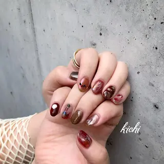 ネイル kichi･: *のネイルデザイン