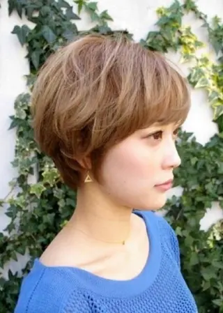 ショート カラー パーマ Ｑue所属・stylist takahashiのヘアスタイル