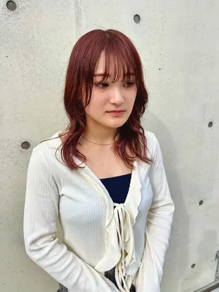 セミロング 千田 琴音のヘアスタイル