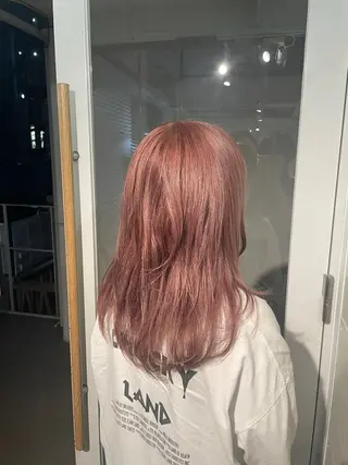 ロング 絶対綺麗な暖色カラー 🎯あります✨増渕✨のヘアスタイル