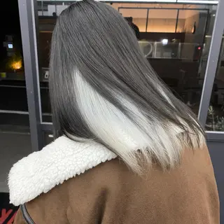 ロング カラー ハイトーン/デザイン hirokiのヘアスタイル