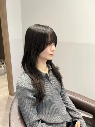 ロング 大宮レイヤーカット× 透明感カラー　rioのヘアスタイル