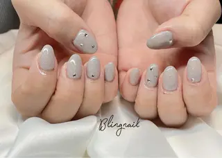 ネイル 23時まで❤︎韓国、 ワンホンネイルのネイルデザイン