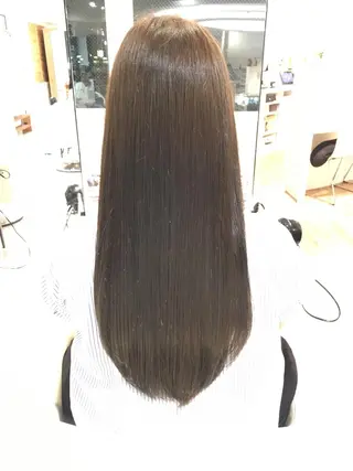 ロング カラー 金子 富士のヘアスタイル
