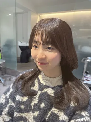 ミディアム カラー 💎透明感カラー特化 💎TAISEIのヘアスタイル