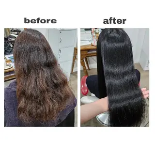 ロング パーマ カラー 髪質改善サロン🍃 AIRI のヘアスタイル