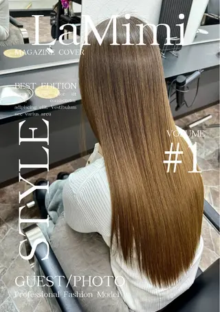 ロング カラー La Mimiのヘアスタイル