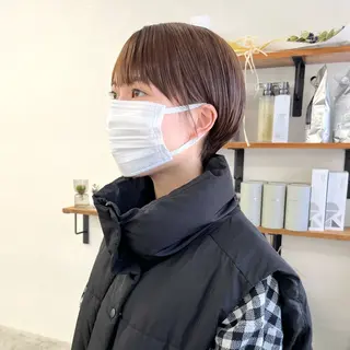ショート カラー 初めてのショート お任せください✂️のヘアスタイル