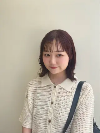 ミディアム カラー サオリ仙台・上品モテ カラーヘアセット🩰のヘアスタイル