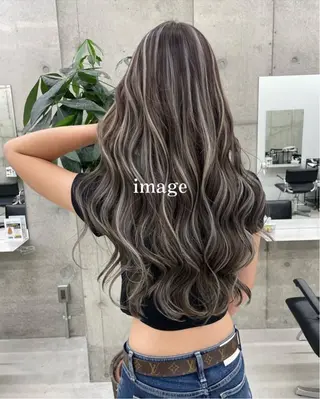 ロング MINX竹内杏奈 /縮毛矯正/レイヤーのヘアスタイル