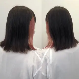 カラー ツノガイ エリのヘアスタイル