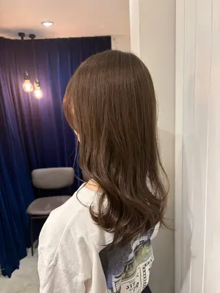 セミロング り おのヘアスタイル