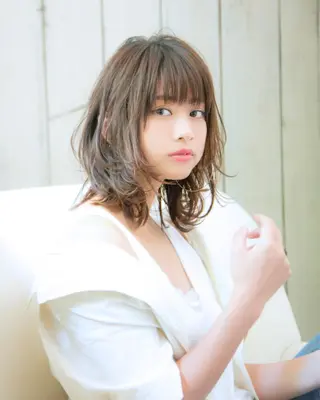 ミディアム マンツーマン施術 山口つよしのヘアスタイル