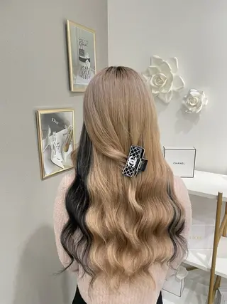 ロング 京都最安価エクステ muuka🦋のヘアスタイル