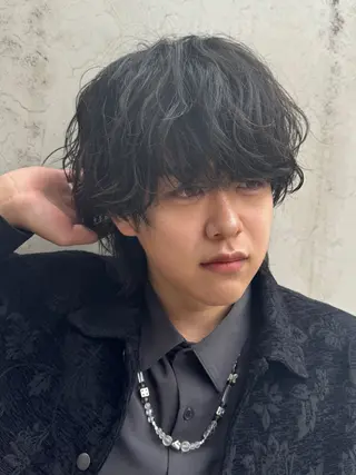 ショート カラー パーマ ヘアアレンジ メンズ メンズ特化酒井翔太 /メンズカット/名駅のヘアスタイル