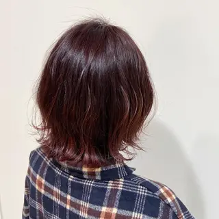 ミディアム カラー ハイトーンカラー🌈 メンズパーマ鈴木康平のヘアスタイル
