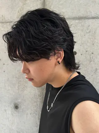 ショート カラー パーマ ヘアアレンジ メンズ メンズ特化酒井翔太 /メンズカット/名駅のヘアスタイル