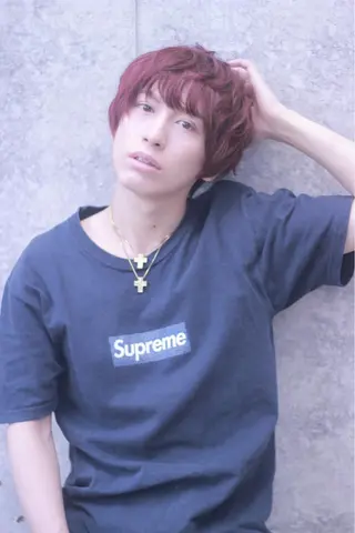 ショート カラー メンズ 及川 光のヘアスタイル