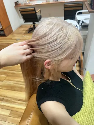 ロング 阿部 楓のヘアスタイル
