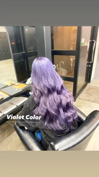 ロング カラー 韓国風・透明感カラー 💫ami💫のヘアスタイル