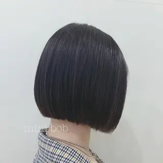 ショート ぱつっとボブ/ 小野あかねのヘアスタイル