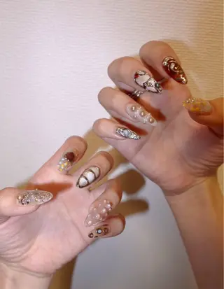 ロング Siita Yukiのネイルデザイン