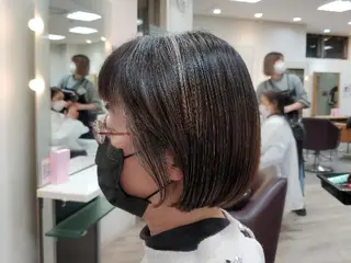 ショート 髪質改善/白髪ぼかし SHIONのヘアスタイル