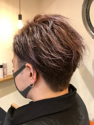 カラー メンズ Lian山田 駿のヘアスタイル