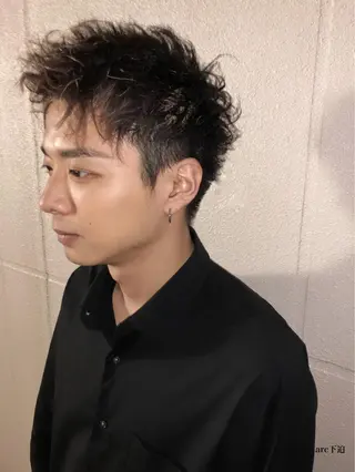 メンズ まつげ兼任しもさこ 🌟レイヤー得意のヘアスタイル