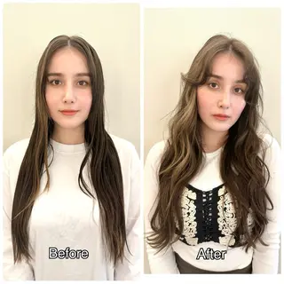 ロング 似合うが分かる💕 骨格診断/宮澤瑞穂のヘアスタイル