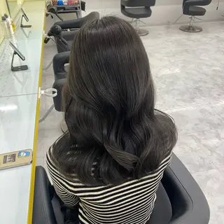 ミディアム カラー パーマ ヘアアレンジ メンズ キッズ 💖横浜ブリーチなし 💖MIHOのヘアスタイル
