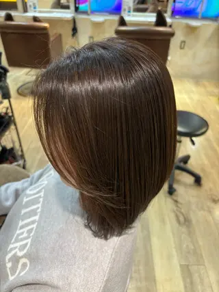 ミディアム カラー Sepiage six所属・藤生 朝香のヘアスタイル