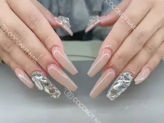 ネイル 神田 ココナッツのネイルデザイン
