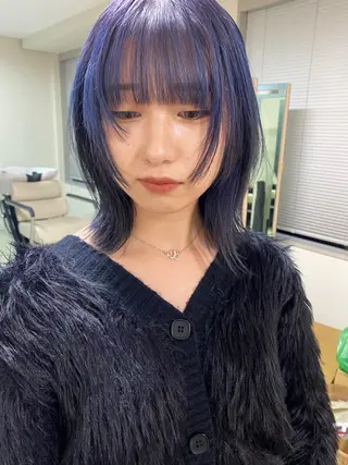 ミディアム カラー 広島/ボブ/レイヤー 🌿‬wakabaのヘアスタイル