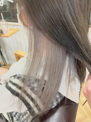セミロング 髪質改善＆艶カラー Zina💋池袋のヘアスタイル