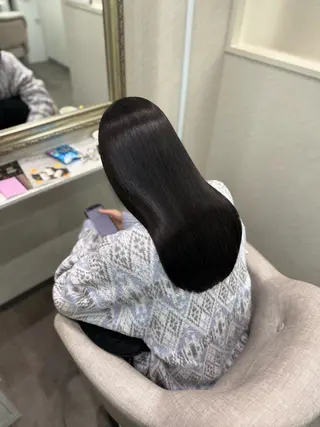 ロング 髪質改善/縮毛矯正 アンナ🍊のヘアスタイル