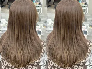 セミロング カラー 村上 大武のヘアスタイル