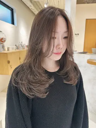 セミロング 小木曽 新大のヘアスタイル