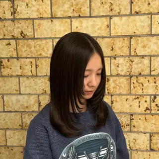 セミロング 田畑 真夢のヘアスタイル