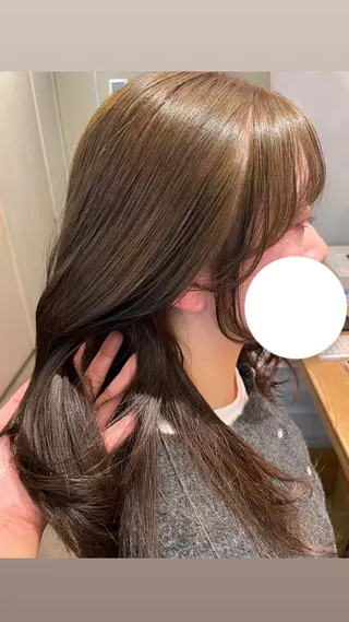 カラー 🍃marina🍃 韓国ヘア/Aujuaのヘアスタイル