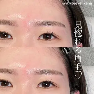 アイブロウ WHITELASH 🤍KANAの眉毛・アイブロウイメージ