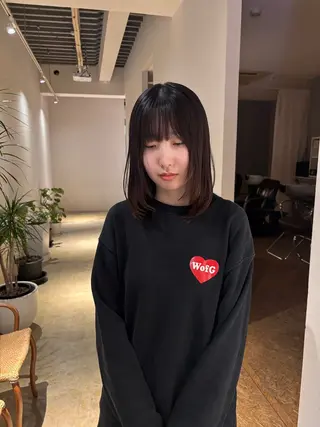 ミディアム 太田 渚遊のヘアスタイル