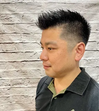 ショート メンズ 無料メンズカット❗️ 岡本晟我のヘアスタイル