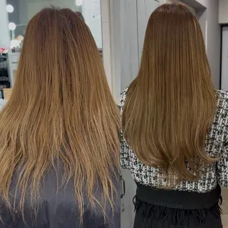 ロング カラー ヘアアレンジ チョイ  インセイのヘアスタイル