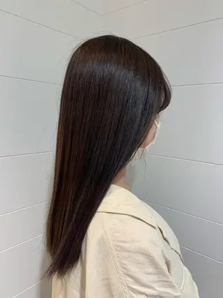 ミディアム やざき ちかのヘアスタイル