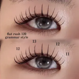 マツエク・マツパ 𝑬𝒓𝒖/京都駅 /束感まつ毛🎀のマツエク・マツパデザイン